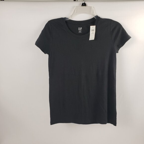 GAP XS Petite True Black T-shirt Womens Stretch Favorite T Summer Spring - Picture 10 of 11